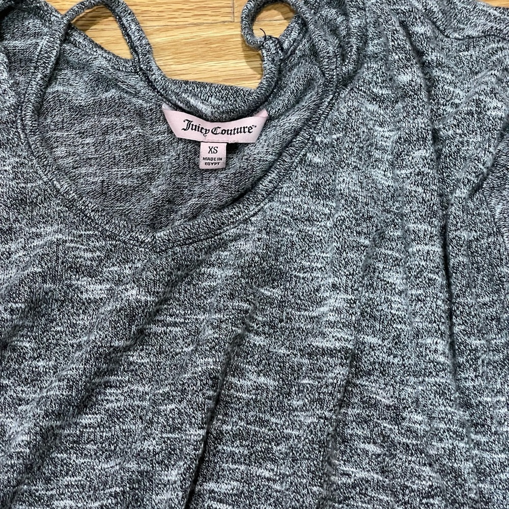 Juicy Couture Charcoal Knit Top (Free Mystery Clothes) - Picture 3 of 7